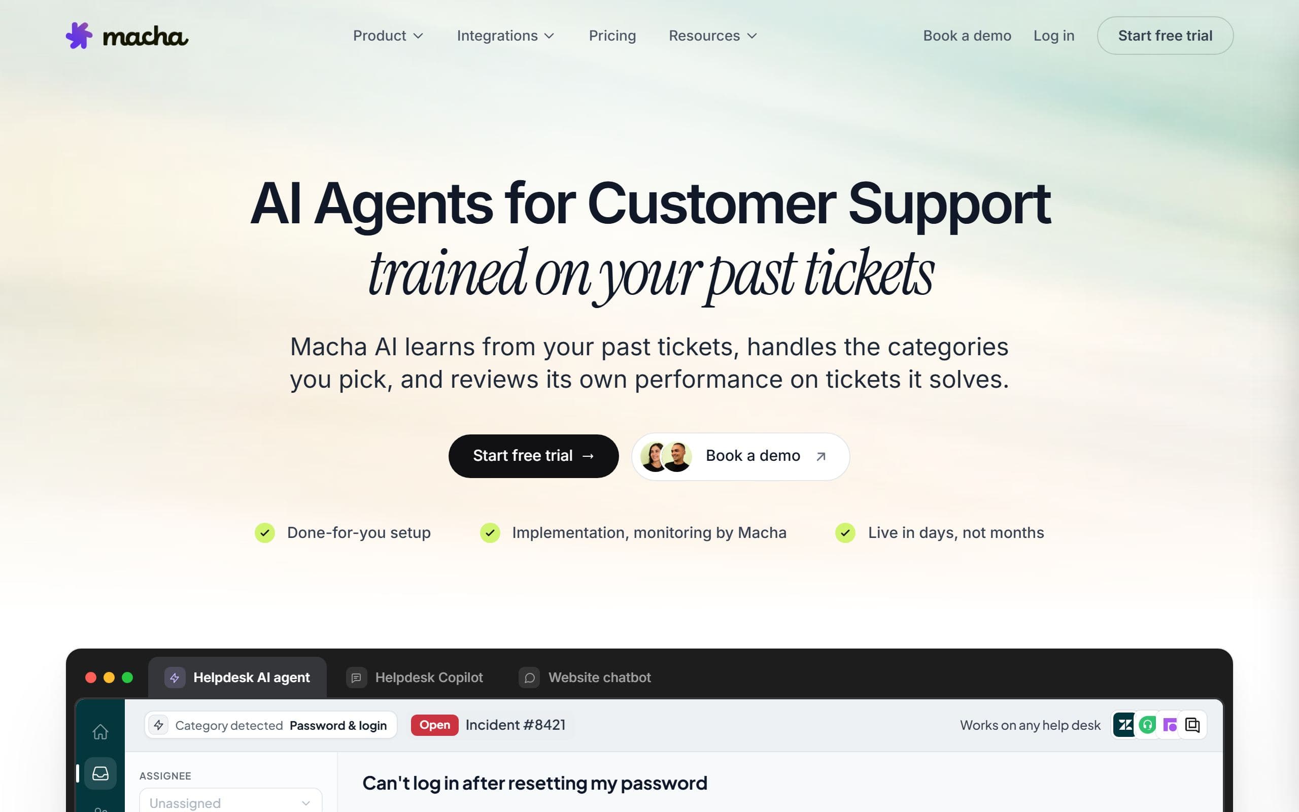 The Macha website at getmacha.com